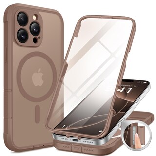 Foto 1 | Foto 1 | Funda De Teléfono Berfy Magnetic Para Iphone 16 Pro Max Brown - Venta Internacional.