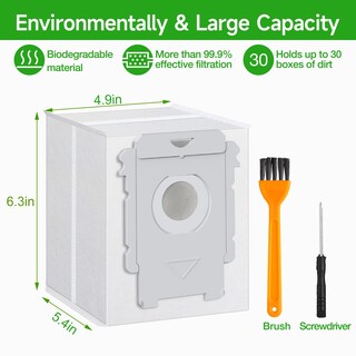 Foto 4 | Foto 4 | Bolsas De Aspiradora Vbn De Repuesto Para Las Series Roomba I S Y J Paquete De 20 - Venta Internacional.