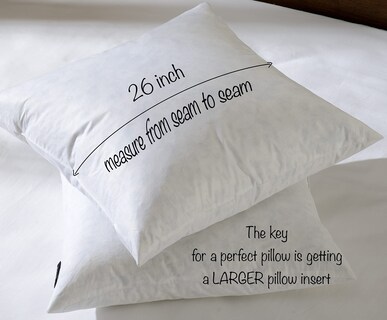 Foto 3 | Foto 3 | Juego De 2 Insertos De Almohada Basic Home Euro 26 X 26 Color Blanco - Venta Internacional.