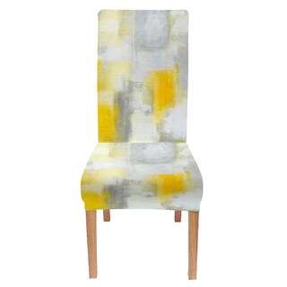 Foto 2 | Foto 2 | Fundas Para Sillas De Comedor Capsceoll Color Amarillo Y Gris Juego De 4 - Venta Internacional.