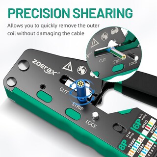Foto 4 | Foto 4 | Herramienta De Crimpado Zoerax Rj45 Para Rj11/rj12 Rj45 Pass Through - Venta Internacional.