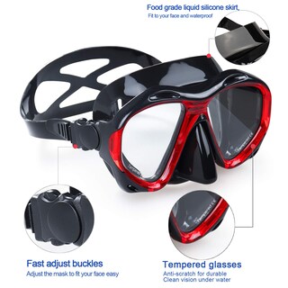 Foto 3 | Foto 3 | Máscara De Buceo Exp Vision Panoramic Hd Antivaho Para Adultos - Venta Internacional.