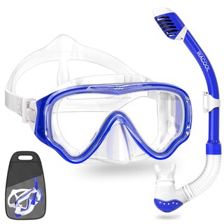 Foto 1 | Foto 1 | Set De Esnórquel Wacool Buceo Y Buceo Para Niños Azul Oscuro - Venta Internacional.