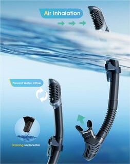 Foto 2 | Foto 2 | Set De Esnórquel Para Adultos Kwambiri Dry-top De Snorkeling Gear - Venta Internacional.