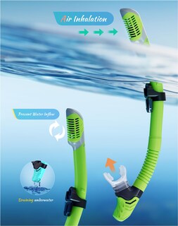 Foto 2 | Foto 2 | Set De Esnórquel Para Adultos Kwambiri Dry-top De Snorkeling Gear - Venta Internacional.