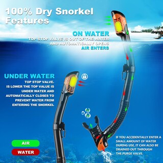 Foto 4 | Foto 4 | Set De Esnórquel Exp Vision Pano 3 Para Adultos Máscara Antivaho Parte Superior Seca - Venta Internacional.