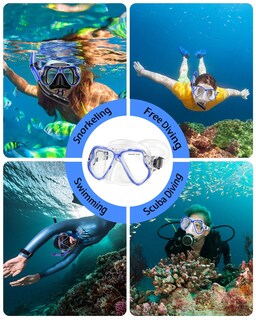 Foto 5 | Foto 5 | Set De Esnórquel Piyazi De Snorkeling Gear Para Adultos Y Niños Antifugas - Venta Internacional.