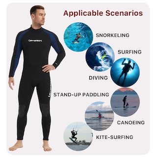 Foto 5 | Foto 5 | Traje De Buceo Wetsuit Lemoren 3031 De Neopreno De 3/2 Mm Para Todo El Cuerpo - Venta Internacional.
