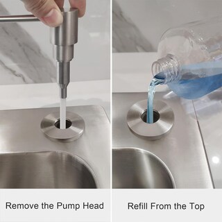 Foto 5 | Foto 5 | Dispensador De Jabón Eadot All Brass Para Fregadero De Cocina 500 Ml - Venta Internacional.