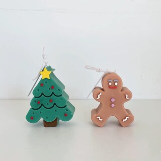 Foto 2 | Foto 2 | Moldes De Silicona Para Velas Topys 3d Para Árbol De Navidad Y Pan De Jengibre - Venta Internacional.