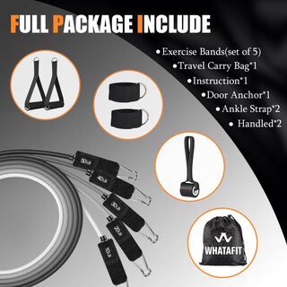 Foto 2 | Foto 2 | Bandas De Resistencia Whatafit Exercise Para Entrenamiento Físico - Venta Internacional.