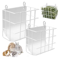 Comedero De Heno Para Conejos Caiqinli Con Marco De Metal Resistente  2 Unidades - Venta Internacional.