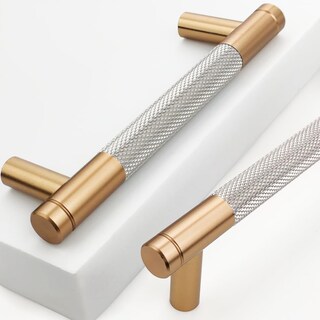 Foto 1 | Foto 1 | Empuñaduras De Armario Gutuwellea Paquete De 12 Unidades 96 Mm Bronce/niquelado Y Aluminio - Venta Internacional.