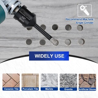 Foto 2 | Foto 2 | Brocas Con Núcleo De Diamante Shdiatool De 13 Mm Para Azulejos De Porcelana - Venta Internacional.