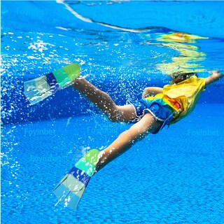 Foto 5 | Foto 5 | Aletas Cortas Foyinbet Para Niños Swim Fins Para Nadar En El Regazo - Venta Internacional.