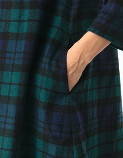 Foto 3 | Foto 3 | Vestido Yexpine De Lana A Cuadros De Otoño Para Mujer Con Pajarita Verde - Venta Internacional.