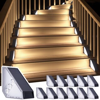 Foto 1 | Foto 1 | Luces Solares Para Escaleras Roshwey Impermeables Para Exteriores Paquete De 12 - Venta Internacional.