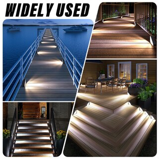 Foto 2 | Foto 2 | Luces Solares Para Escaleras Roshwey Impermeables Para Exteriores Paquete De 12 - Venta Internacional.
