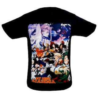 Foto 1 | Foto 1 | Camiseta My Hero Academia Boku No Hero Con Estampado Doble - Venta Internacional.