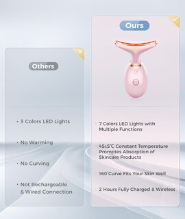 Foto 6 | Foto 6 | Masajeador Facial 7 En 1 Fastaid De Skin Care Tools Color Rosa - Venta Internacional.