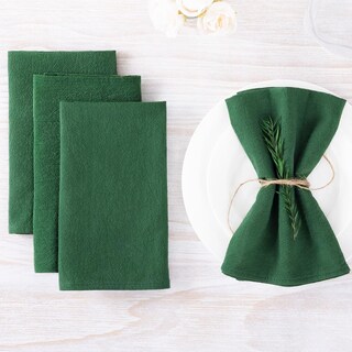 Foto 4 | Foto 4 | Juego De 6 Servilletas De Tela Mlmw De Color Verde Esmeralda Para El Día De San Patricio - Venta Internacional.