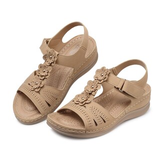 Foto 6 | Foto 6 | Sandalias Con Cuña Shibever Para Mujer Talla 7 Plataforma De Verano - Venta Internacional.