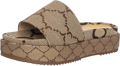 Foto 1 | Foto 1 | Sandalias Rvpzluij Para Mujer Lona Plataforma Talla 39 Color Beige - Venta Internacional.