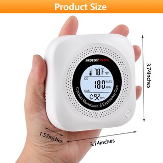 Foto 2 | Foto 2 | Detector De Monóxido De Carbono Protectmeter 4 En 1 Con Pantalla Lcd - Venta Internacional.
