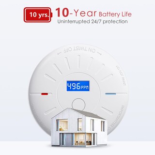 Foto 3 | Foto 3 | Detector De Humo Y Monóxido De Carbono Lecoolife Con Batería De 10 Años - Venta Internacional.