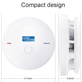 Foto 7 | Foto 7 | Detector De Humo Y Monóxido De Carbono Lecoolife Con Batería De 10 Años - Venta Internacional.