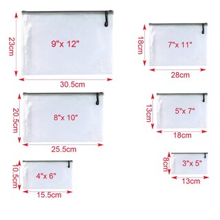Foto 4 | Foto 4 | Bolsa De Malla Con Cierre Oaimyy 24 Piezas De 10 5 Cm X 15 5 Cm Para Almacenamiento - Venta Internacional.