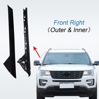 Foto 5 | Foto 5 | Borde Delantero Derecho Moldeado Para Parabrisas Tipo A-pillar Para Ford Explorer - Venta Internacional.