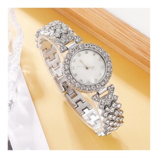 Foto 3 | Foto 3 | Conjunto De Joyas: Collar Anillo Pendientes Pulsera Reloj Para Mujer - Venta Internacional.