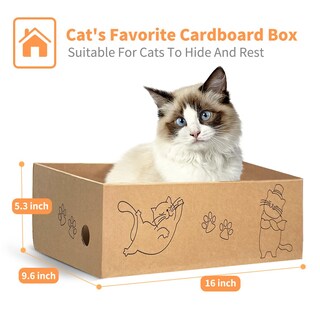 Foto 3 | Foto 3 | Caja De Cartón Cat Scratcher Agym Para Gatos De Interior 5 Paquetes - Venta Internacional.