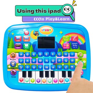 Foto 2 | Foto 2 | Tableta Educativa Parlante Eduvanku Con Pantalla Para Niños Azul - Venta Internacional.