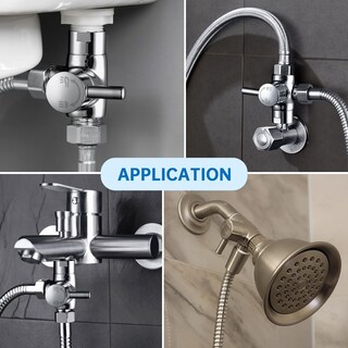 Foto 2 | Foto 2 | Desviador De Brazo De Ducha G-promise De Metal Sólido Bronce Frotado Con Aceite - Venta Internacional.