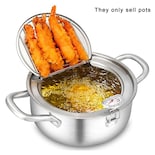 Tempura Freidora Olla De Acero Inoxidable - Venta Internacional.