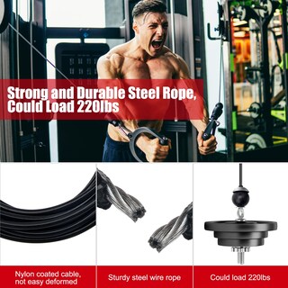 Foto 3 | Foto 3 | Cable De Polea De Fitness Anglekai Fitness  8 M  Ajustable  100 Kg - Venta Internacional.