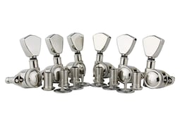 Locking Tuners Guyker 1:21 Nickel Para Guitarra Eléctrica/acústica - Venta Internacional.
