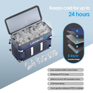 Foto 4 | Foto 4 | Cooler Lanedo Multifuncional Plegable Con Capacidad Para 34 Latas - Venta Internacional.