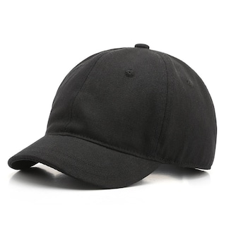 Foto 1 | Foto 1 | Gorra De Béisbol Talajee  Ala Corta  Algodón Sin Construir  Negra - Venta Internacional.