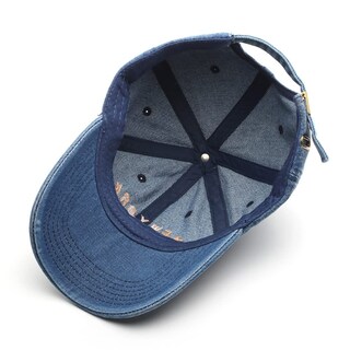 Foto 6 | Foto 6 | Gorra De Béisbol Vptmrp New York Bordada En Mezclilla Lavada Azul Marino - Venta Internacional.