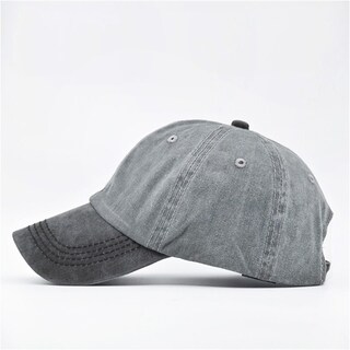 Foto 3 | Foto 3 | Gorra De Béisbol Talajee Vintage Lavada Negra Y Gris - Venta Internacional.