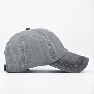 Foto 4 | Foto 4 | Gorra De Béisbol Talajee Vintage Lavada Negra Y Gris - Venta Internacional.