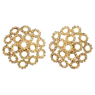 Foto 1 | Foto 1 | Fundas Para Pecho Mosstyus Empanadas Con Diamantes De Imitación Rave Party Club Doradas - Venta Internacional.