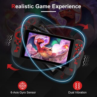 Foto 5 | Foto 5 | Controlador Ppkkai Para Nintendo Switch Red Dragon Con Vibración - Venta Internacional.