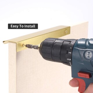 Foto 6 | Foto 6 | Tirador De Dedos Para Armarios Satanga Edge De Aluminio Paquete De 10 - Venta Internacional.