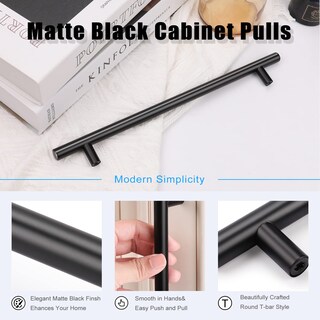 Foto 3 | Foto 3 | Manillas De Armario Knobwell De Acero Inoxidable Negro Mate Paquete De 20 - Venta Internacional.