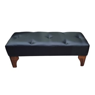 Foto 1 | Foto 1 | Banqueta Rimar De Piel Ecológica Negra 105x40x40 Cm - Venta Internacional.