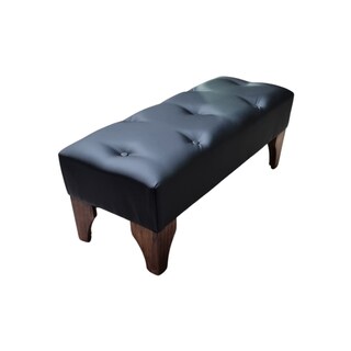 Foto 2 | Foto 2 | Banqueta Rimar De Piel Ecológica Negra 105x40x40 Cm - Venta Internacional.